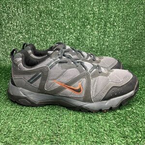 Nike ACG Men’s Size 11 All Trac Trail Gray Orange Hiking Shoes Sneakers